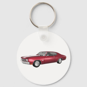 Llavero Chevelle SS de 1970: Candy Apple Finish: