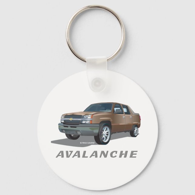Llavero Chevrolet Avalanche Gold (Anverso)