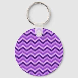 Llavero Chevron púrpura
