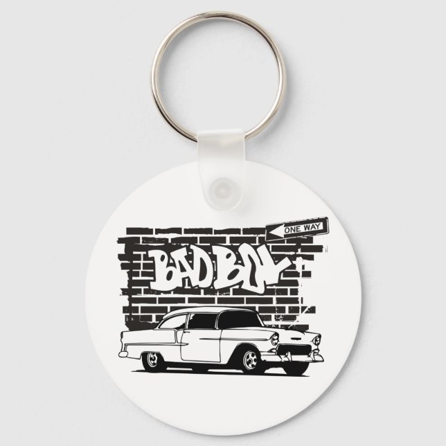 Llavero Chevy Bad Boy de época de 1955 (Anverso)
