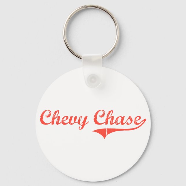Llavero Chevy Chase Maryland Classic Design (Anverso)