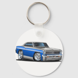 Llavero Chevy Nova Blue-Gray Car
