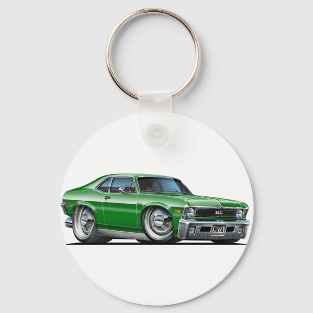 Llavero Chevy Nova Green Car (Anverso)