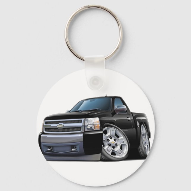 Llavero Chevy Silverado Black Truck (Anverso)