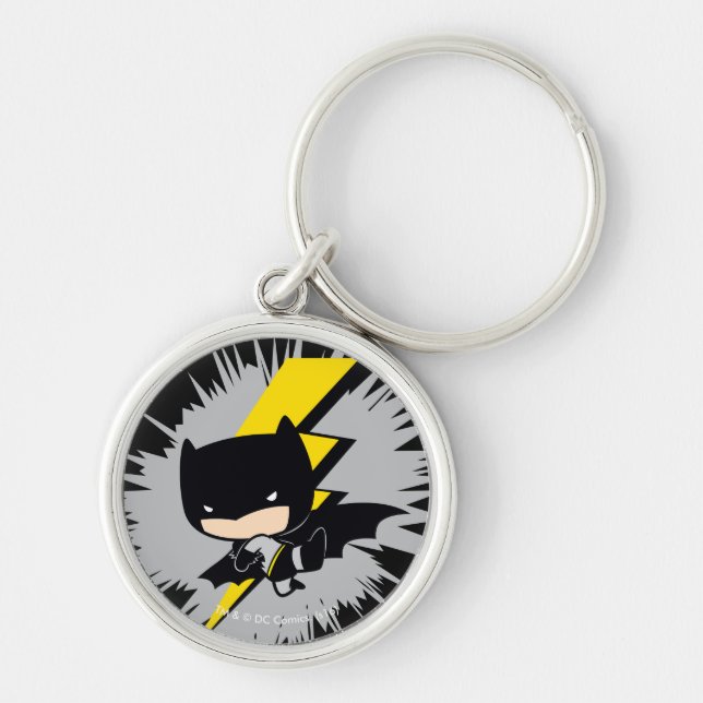 Llavero Chibi Batman Lightning Kick (Frente)
