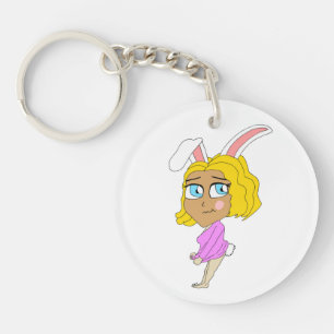 Llavero chibi bunnygirl