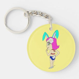 Llavero chibi bunnygirl