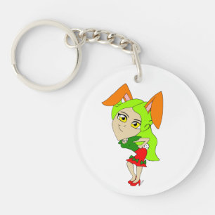 Llavero chibi bunnygirl keychain
