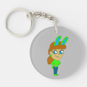 Llavero chibi bunnygirl keychain