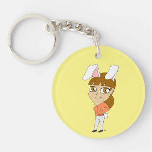 Llavero chibi bunnygirl keychain