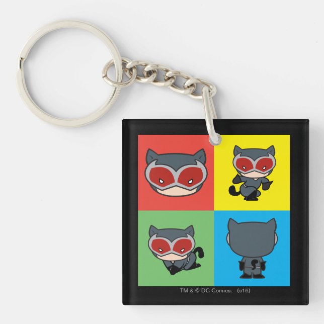 Llavero Chibi Catwoman Character Poses (Frente)