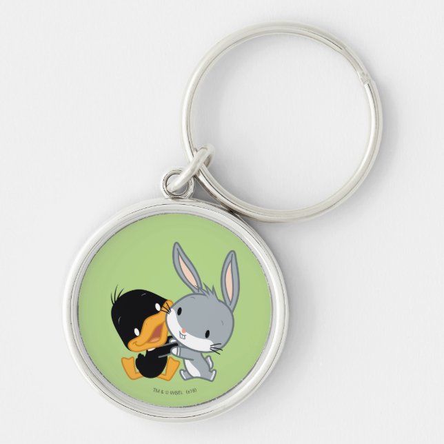 Llavero Chibi DAFFY DUCK™ & BUGS BUNNY™ (Frente)