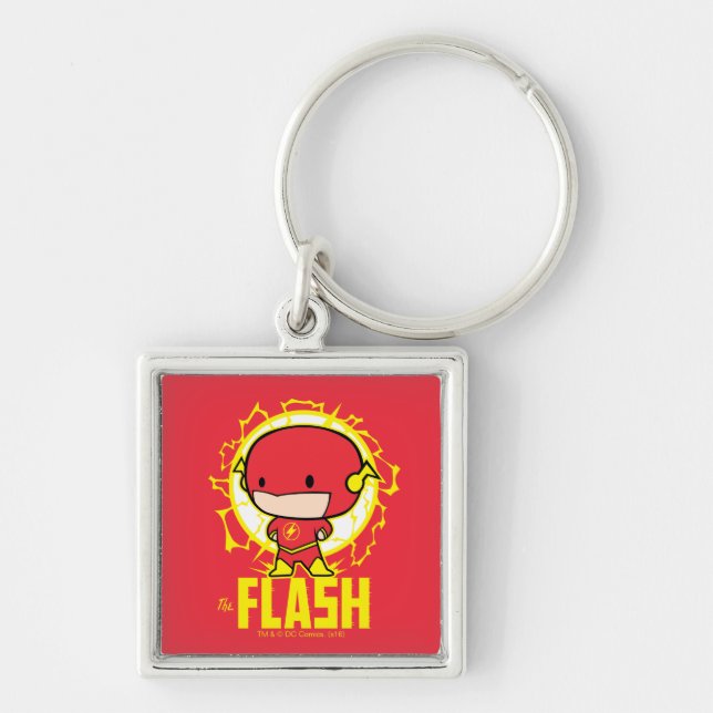 Llavero Chibi Flash Con Electricidad (Frente)