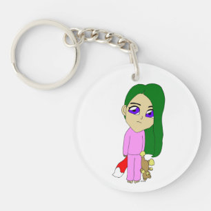 Llavero chibi foxy chica