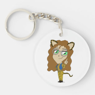 Llavero chibi gatita