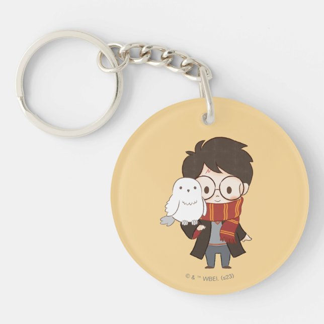 Llavero Chibi HARRY POTTER™ & Hedwig (Frente)