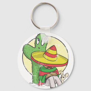 Llavero chibi sombrero