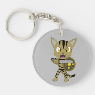 Llavero Chibi Warrior Cat