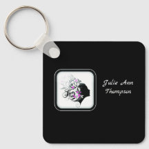 Chic Black and White Silhouette Hair Stylist