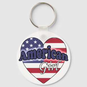 Llavero Chica Americana
