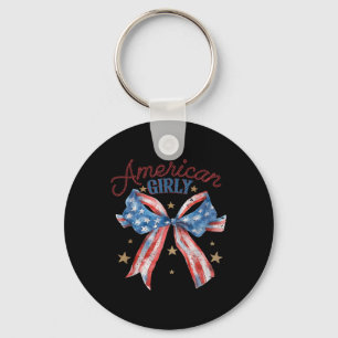 Llavero Chica Americana Monada Lindo Coquette Lazo 4 De Ju