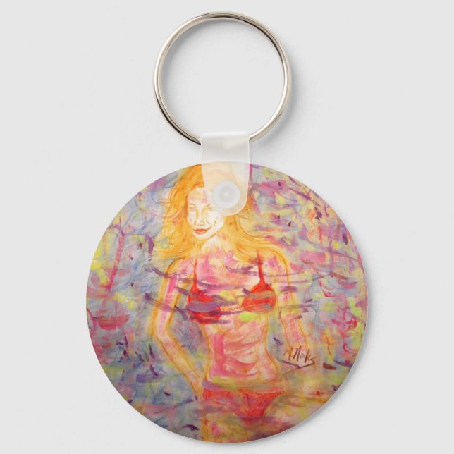 Llavero chica bikini (Anverso)