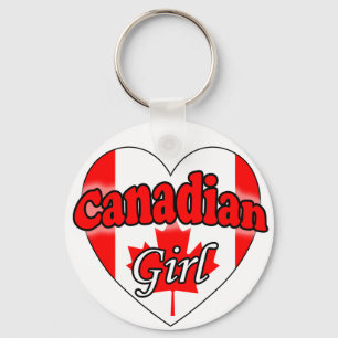 Llavero Chica canadiense