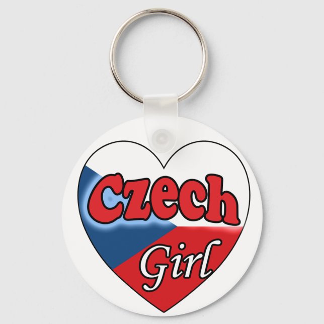 Llavero Chica checo (Anverso)