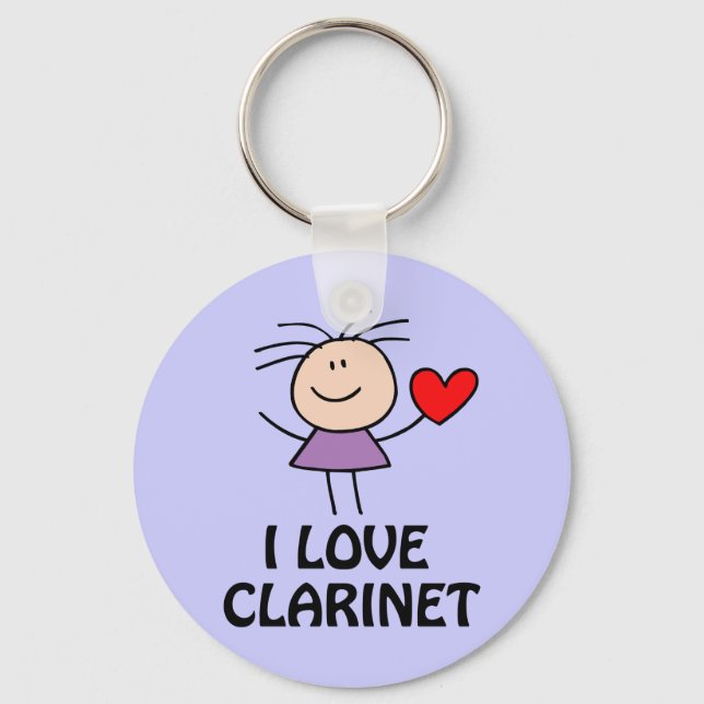 Llavero Chica Clarinet (Anverso)