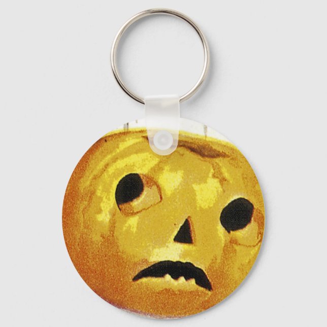 Llavero Chica con Jack o' Lantern (Anverso)