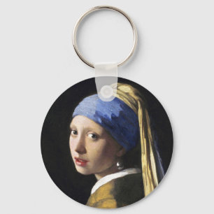 Llavero Chica con un pendiente de la perla, enero Vermeer