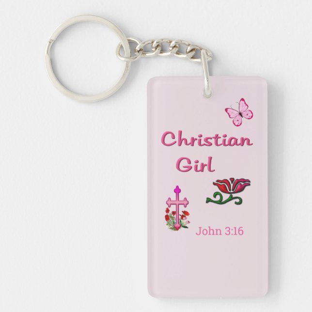 Llavero Chica cristiana  (Frente)