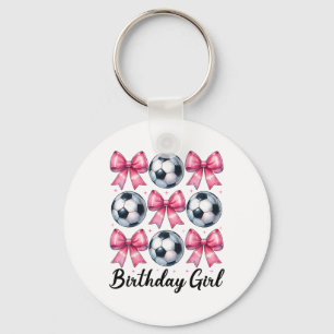 Llavero Chica Cumpleaños Chica Fútbol Mamá Fútbol Mamá Ros