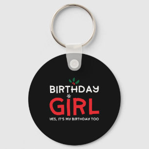 Llavero Chica Cumpleaños Navidad Xmas Cumpleaños