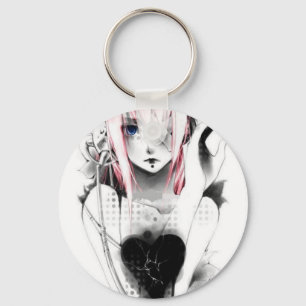 Llavero chica de anime emo
