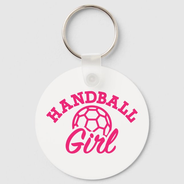 Llavero Chica de balonmano (Anverso)