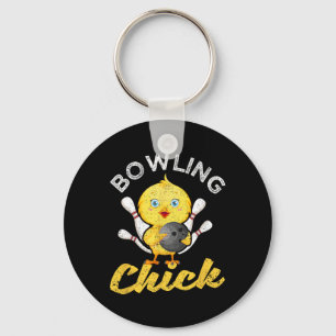 Llavero Chica de bolos Bolos divertidos Mujeres Jugadora d