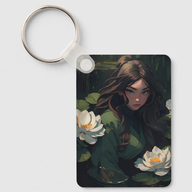 Llavero Chica de cadena de claves (Anverso)