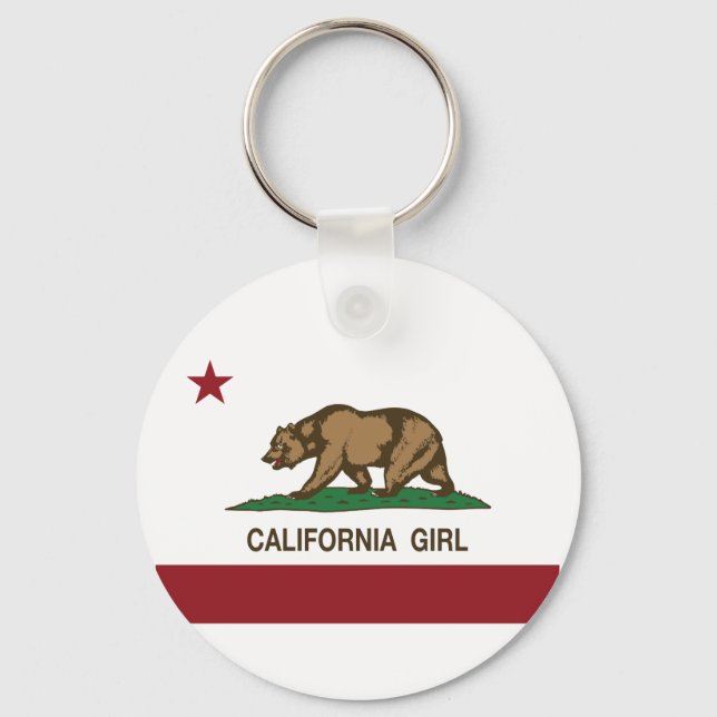 Llavero Chica de California (Anverso)