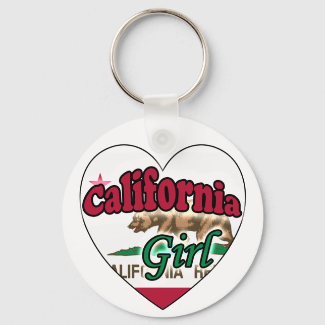 Llavero Chica de California (Anverso)