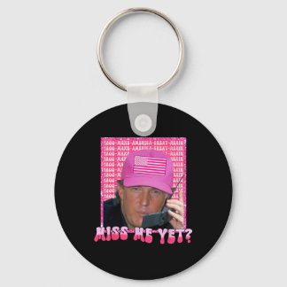 Llavero Chica de Camisas Trump 2024: Miss Rosa Mí