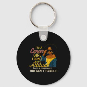 Llavero Chica de Cáncer Tengo Una Personalidad Que No Pued