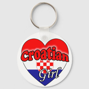 Llavero Chica de Croacia