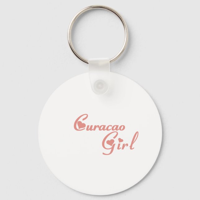 Llavero Chica de Curacao (Anverso)