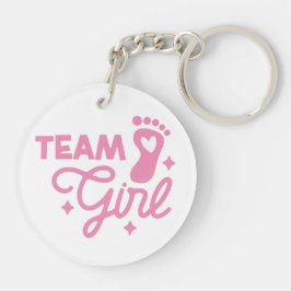 Llavero Chica de equipo Chica Cute Baby Shower Acrylic Key