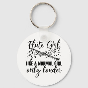 Llavero Chica de flauta  Ideas de regalo de flauta