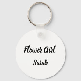 Llavero Chica de flores Regalo Nombre personalizado Regalo