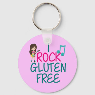 Llavero Chica de Gluten Free Rock Star