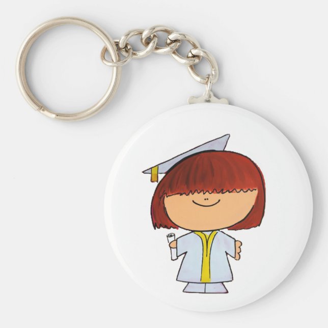 Llavero Chica de graduación (Frente)