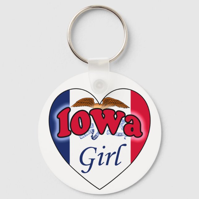 Llavero Chica de Iowa (Anverso)